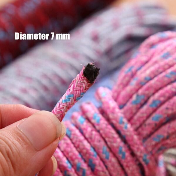 Heavy Duty Drying Nylon Clothesline – Portable & Sturdy (10 Meter)