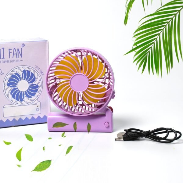 Portable Mini handy Fan & Personal Table Fan (Battery Not Include)