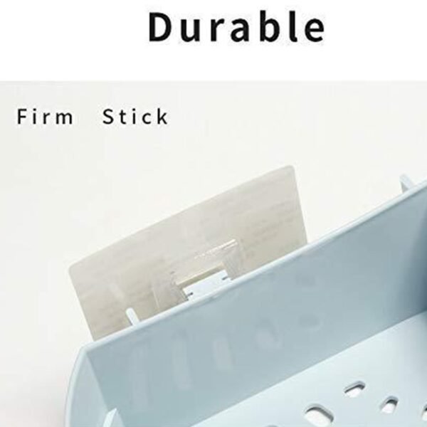 Plastic Multipurpose Kitchen Bathroom Shelf Wall Holder Storage Rack (Loose Pack)