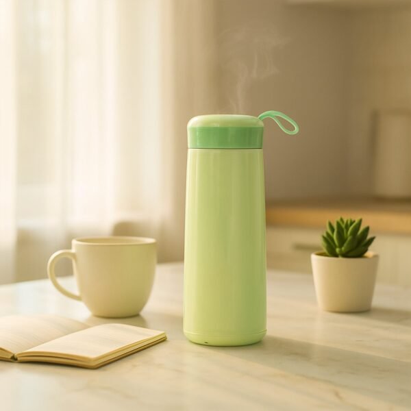 04_ece13667-f157-4bfb-9dad-75a50ce65061.jpg Leak-Proof Plastic Flask - (Green Color / 1 Pc / 400ML)