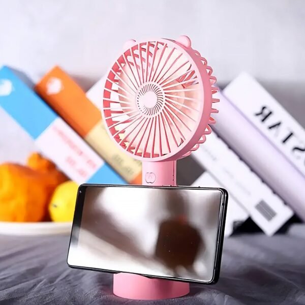 Portable Classic Hand Fan 3-Speed Table Fan for Office School Home Use