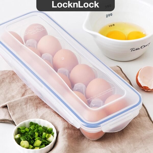 04_egg-box.jpg Lock-Clip Refrigerator Egg Storage Box - (1 Pc)