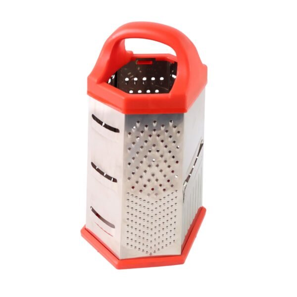 Supermom 7-in-1 Heavy Duty Stainless Steel Box Grater with Ergonomic Handle (1 Pc)