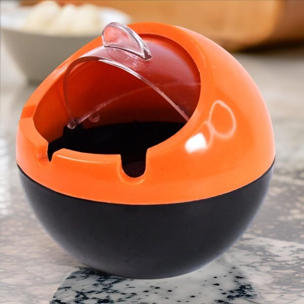 Ball Ashtray PP Plastic Windproof with Lid Indoor Outdoor Patio Car Portable Ashtray