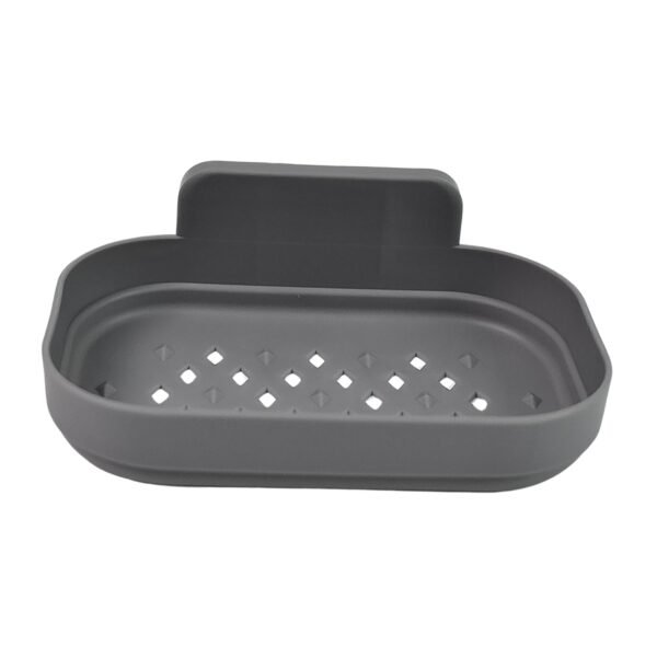 Plastic Soap Dish Holder Bathroom Shower Wall Mounted Self Adhesive ,Sabudani (1 Pc)