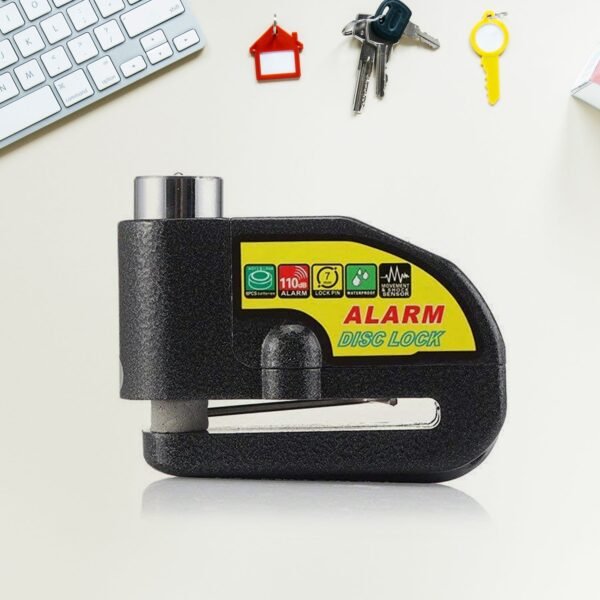 Alarm Disc Lock Motorbike Anti-Theft Disc Brake Lock (1 Pc / With 2 Key)