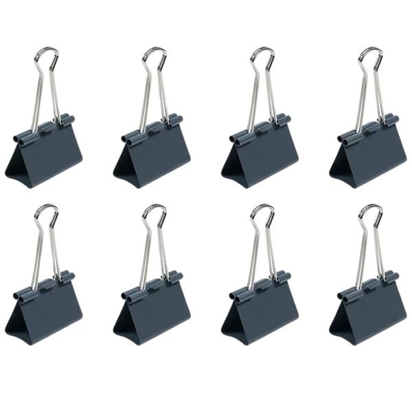 Paper Holding Binder Clips Paper Clips (8 Pcs Set / Mix Color)