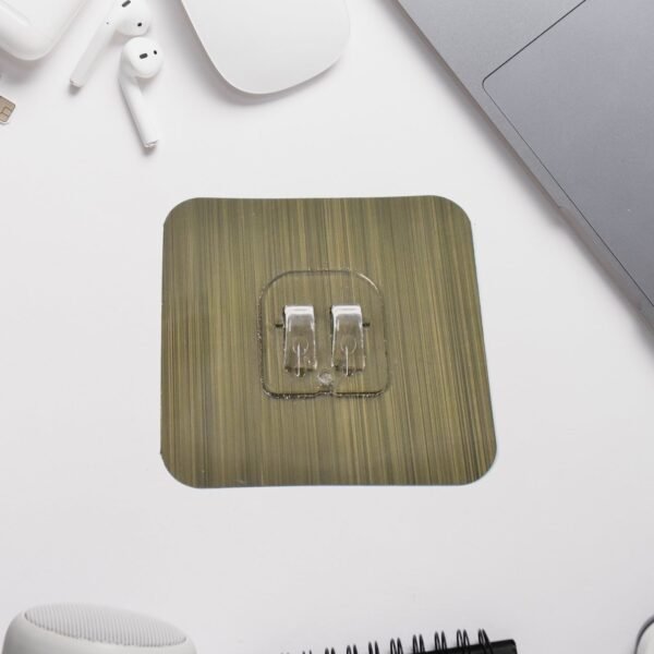 Adhesive Sticky Waterproof Oil Proof, Reusable Wall Utility Seamless Wall Hook (1 Pc)