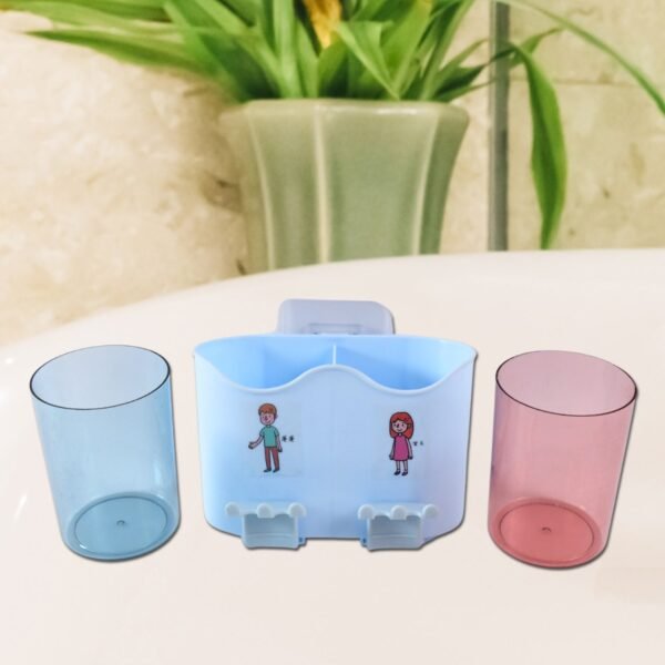 Wall-Mounted Toothbrush Holder