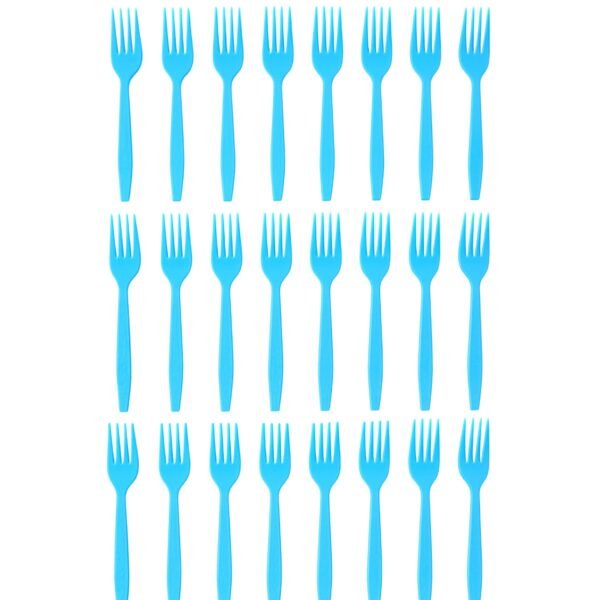 Reusable Food-Grade Plastic Forks (24 Pc)