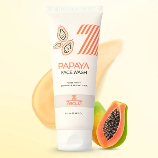Zequz Papaya Face Wash - (100ml / 1 Pc)