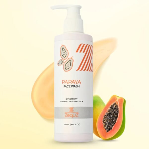 04_face-wash_23437ee2-d3db-41a8-a81f-1d8a7dd4c37c.jpg Zequz Papaya Face Wash - (1 Pc / 250 ML)