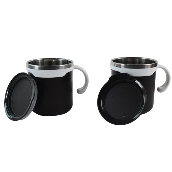 2 Pcs Premium Mocha Mug Set 250 ml