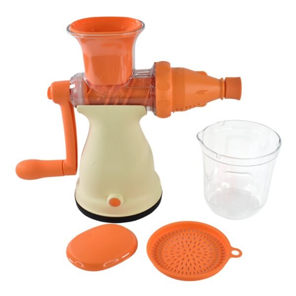 Apex Manual Carrot and Fruit Juicer – Heavy-Duty (1 Pc With Glass)