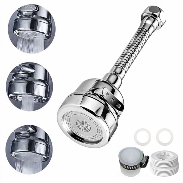 04_feab6159-3ae5-4e5e-a0f8-e9b31004207e.jpg Stainless Steel Water Faucet Sprayer Head (1 Pc / 7 Inch)