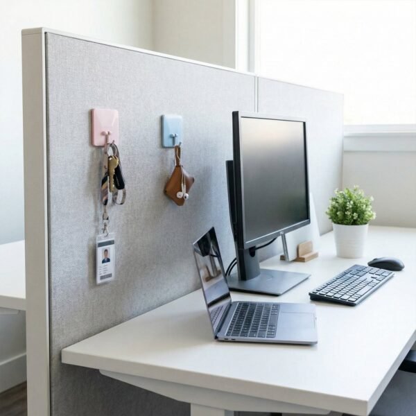 Self-Adhesive Wall-Mounted Utility Hooks (2 Pc)