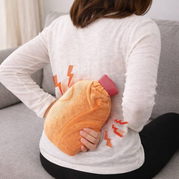 Reusable Hot Water Bag with Soft Fabric Cover (1 Pc)