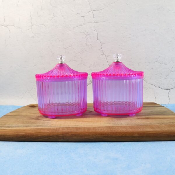 04_jar.jpg Plastic Luxury Transparent Dry Fruit Storage Jars (2 Pc)