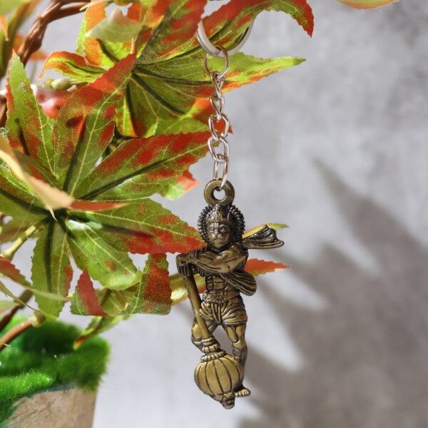 04_keychain_aff1e7ec-691b-4fc7-ac2b-9f59078f8492.jpg Elegant Lord Hanuman Metal Keychain (1 Pc)