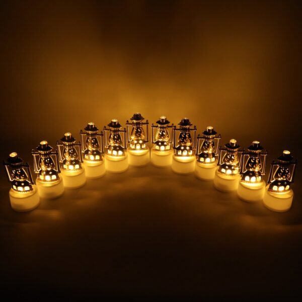 04_light2.jpg Vintage Lantern Style Decorative Flameless LED Candles (12 Pc)