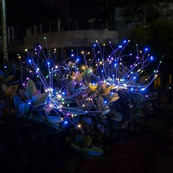 Solar Firework LED Garden Stake Light - (1 Pc)