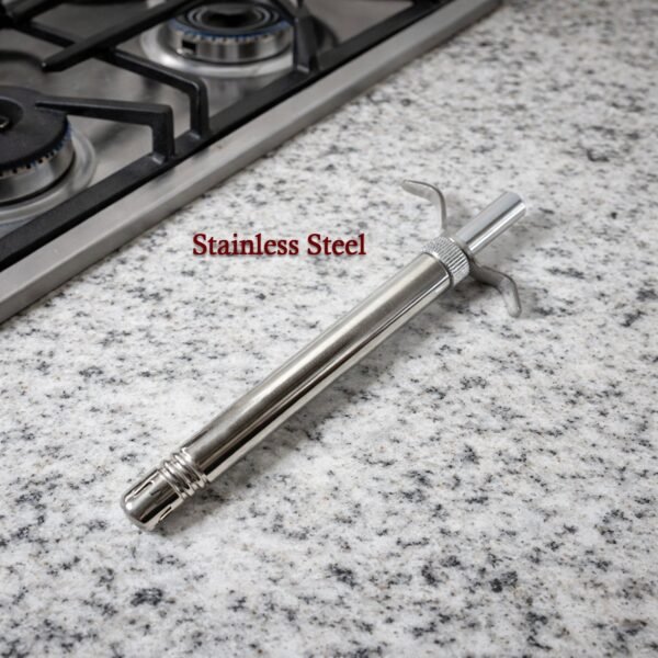 Manual Stainless-Steel Gas Stove Spark Lighter (1 Pc)