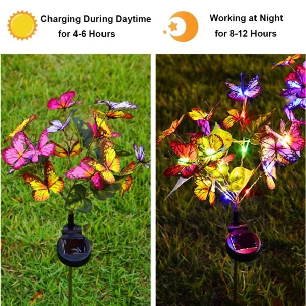 04_night-led.jpg Solar-Powered LED Butterfly Garden Flower Light