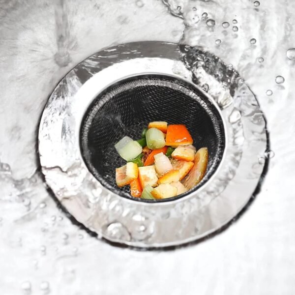 04_sink-strainer_396f0a27-335d-4289-a20d-3cab3f799a92.jpg Stainless Steel Kitchen Sink Drain Strainer / Stopper (Medium / 1 Pc)