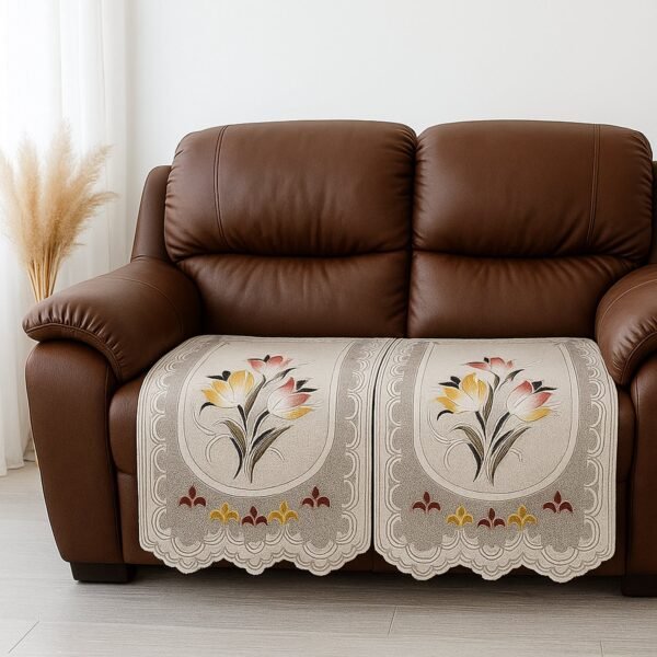 04_sofa-cover_543849ba-bbff-48f1-a472-7f7f1c805bf9.jpg Floral Sofa Protector Runner - (1 Pc / 220x27 Inch)