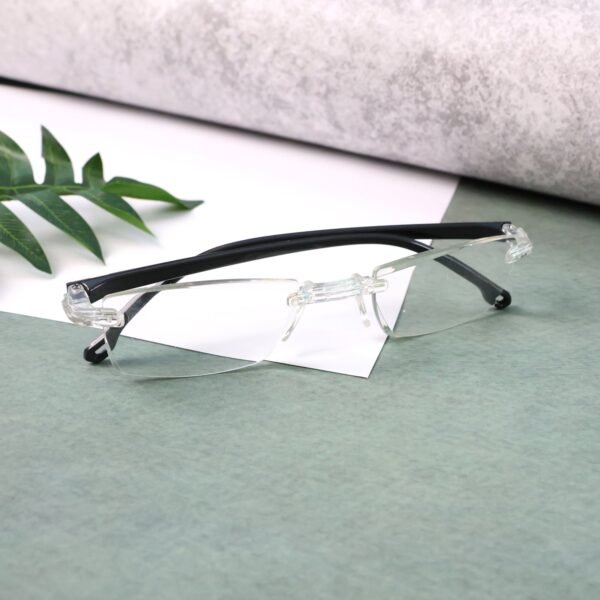 Pack of 2 Rimless Reading Glasses – Lightweight Comfort Readers