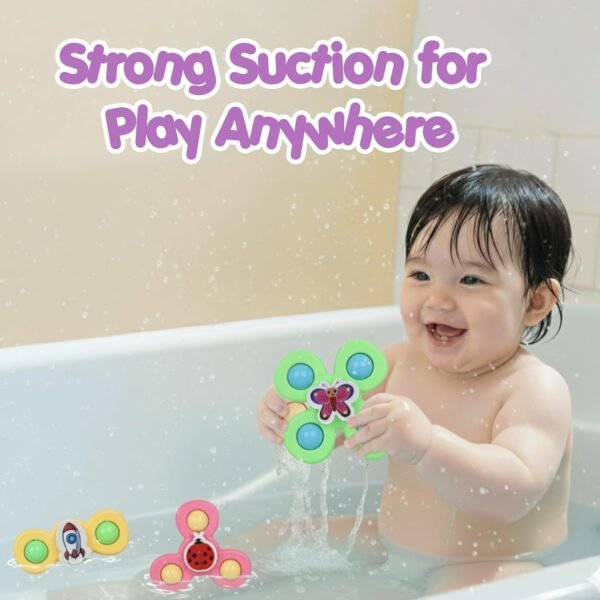 04_spinner.jpg Colour Baby Spinner Toy Set – Suction Cup Sensory Spin Toys (3 Pc Set)