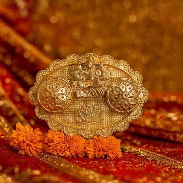 Ganesh Embossed Roli–Chawal Kumkum Chopra - (1 Pc)