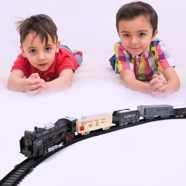 Toy Train Set for Kids, Battery Operated Train with Track Set