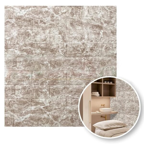 Wallpaper 3D Foam Wallpaper Sticker Panels (78 x 70 Cm / 1 Pc)