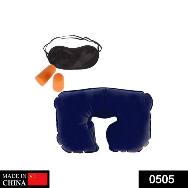 0505.jpg 3in1 Air Travel Kit with Pillow, Ear Buds & Eye Mask