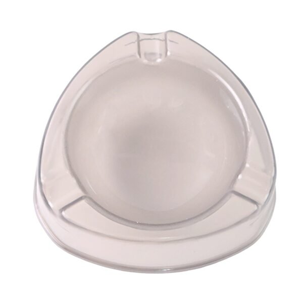 05_01bf49d9-23df-4ec1-89b8-d304e79ab595.jpg Oblivion Transparent White Ashtray with Cigarette Holder Grooves (1 Pc)