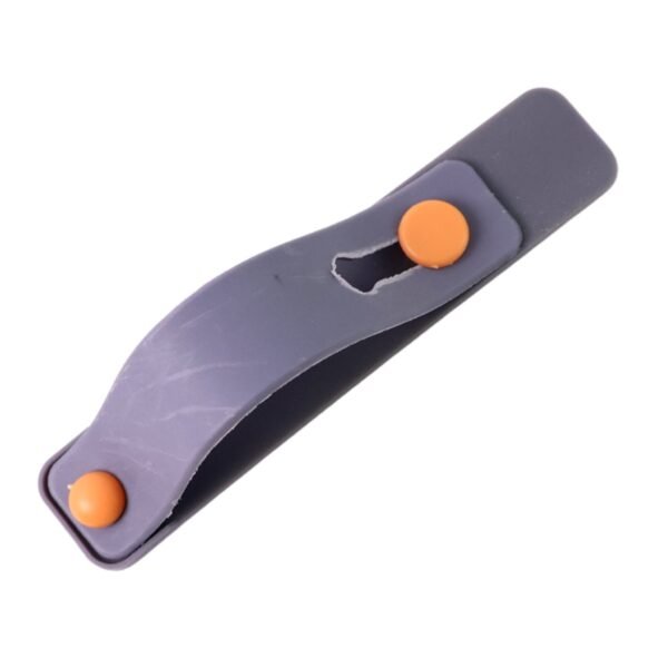 Dark Grey Phone Loop Finger Holder, Phone Grip Straps Silicone Phone Finger (1 Pc)