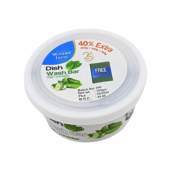 Fresh Mix Flavor Dishwash Bar with Super Scrubber Dishwashing Solution 350 gm