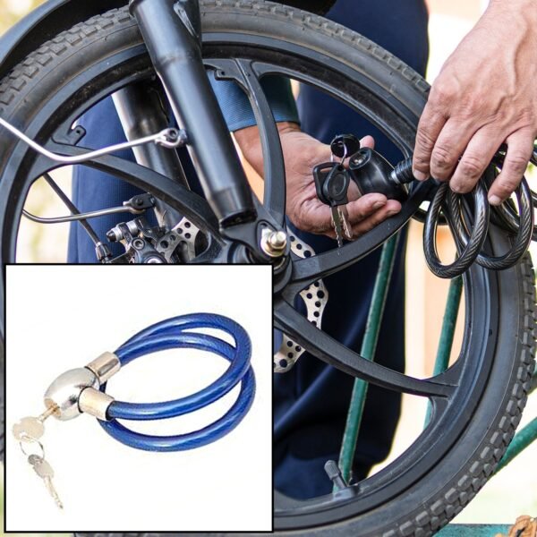 05_07e75ca7-5d78-435e-b0a0-8ce74d46b2e4.jpg Multipurpose Cable Lock for Bike, Luggage, Steel Keylock, Anti-Theft