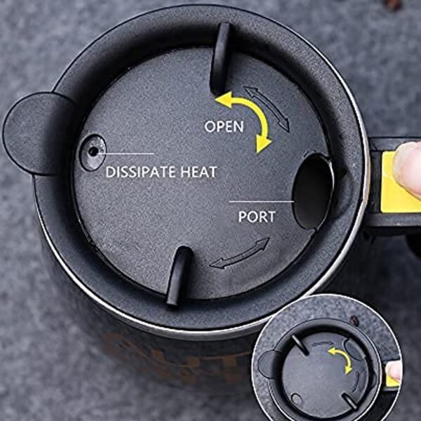 05_08a38ce0-f47e-47c5-807c-666a8c6503ae.jpg Self Stirring Mug With Lid used in official places for serving drinks (1 Pc / 400 ML)