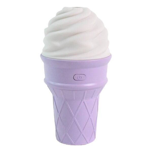 Ice Cream Cone Shape Air Freshener Humidifier (1Pc / Purple )