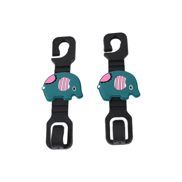 Multi-Purpose Car Seat Headrest Hooks (Mix Design / 2 Pc Set)