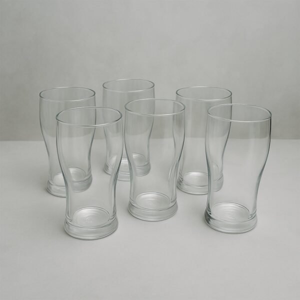 Apex Vista Unbreakable Pitcher Glass Set – 350 ML (Approx) | 6-Piece