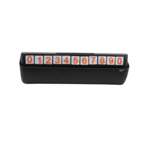 Temporary Car Parking Mobile Number Display with Magnetic Numbers Stickers (1Pc)