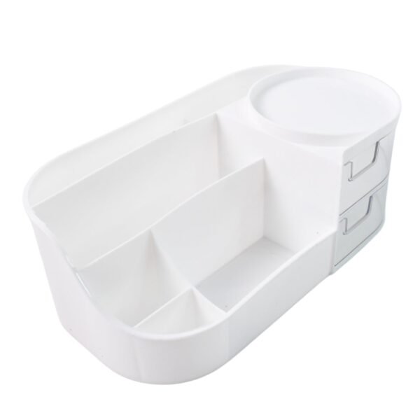 Multi-Functional Plastic Vanity Storage Box