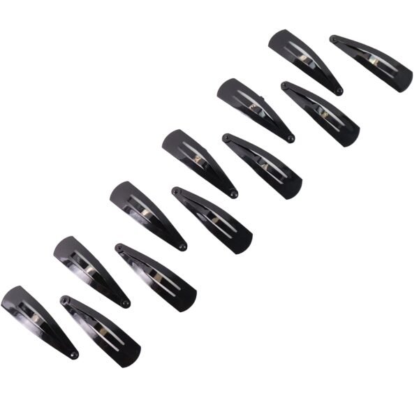 Metal Tik Tak Hair Clips (12 Pcs Set), Hair accessories
