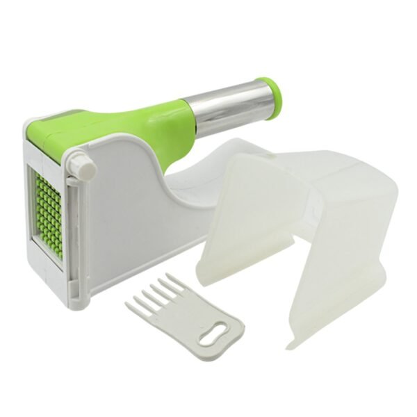 05_14cc0519-358e-4caf-b6f3-1d9a05eb2bfe.jpg Virgin Plastic French Fry Chipser, Potato Chipser / Potato Slicer with Container