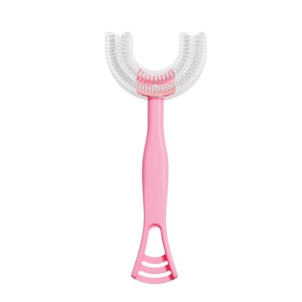 05_14eca9fa-5479-49b8-8005-0d4d6a891d16.jpg 2 In1 U-Shape Silicone Manual Toothbrush & Tongue Scraper Cleaner Brush (1 Pc)