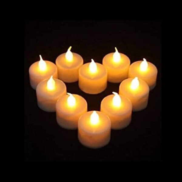 Festival Decorative - LED Tealight Candles for Party, Wedding,  Diwali (12pc)