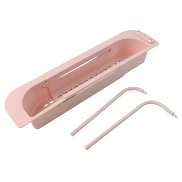 Over-Sink Expandable Sink Caddy with Dual Towel Bar & Drip Tray